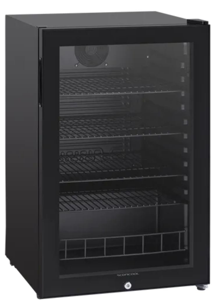 Scancool DC126BB Displaykabinet til køleskab 130 L 56 flaske(r) 107 dåse(r) Fritstående B Scancool DC126BB Displaykabinet til køleskab 130 L 56 flaske(r) 107 dåse(r) Fritstående B